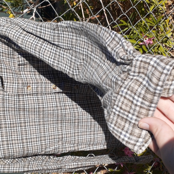 T.K.S. Basics Long Sleeve Cotton Button Up, Size L - Picture 5 of 8